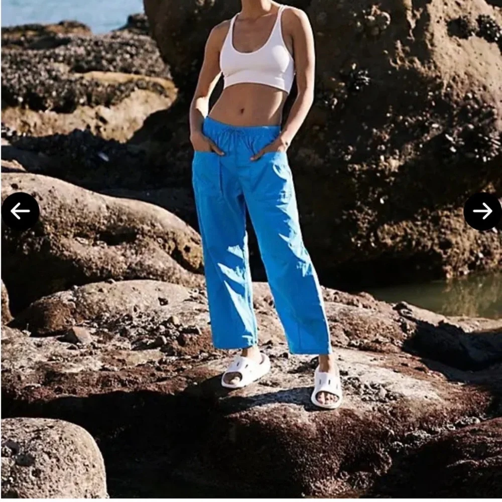 FP Movement Fly By Night Pants in Riviera Blue - Picture 2 of 3
